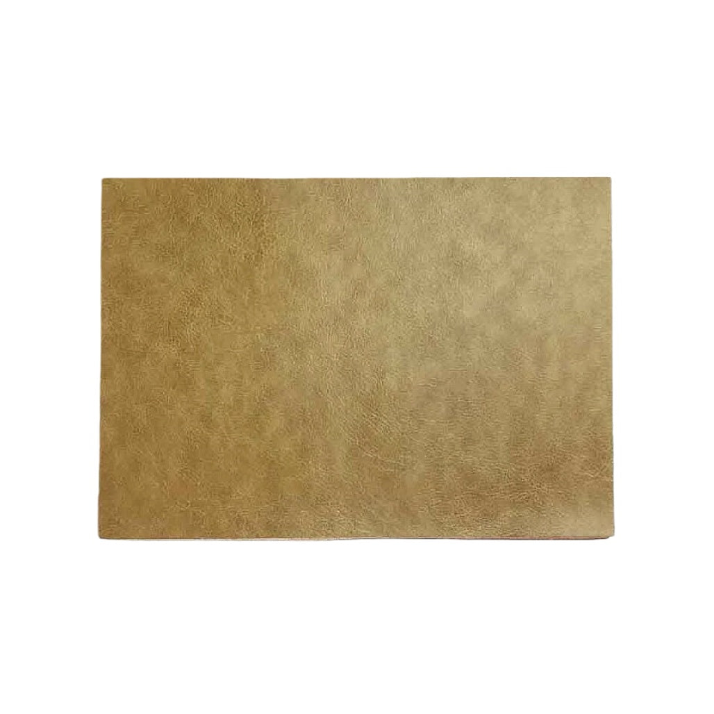 Elegant Gold Faux Leather Writing Pad - A4 Size, Durable and Stylish Surface**