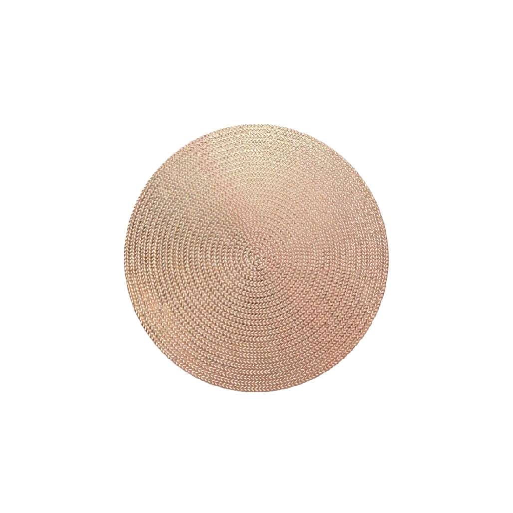 Decorative Round Woven Placemats - Stylish Natural Fiber Table Mats for Dining Room Decor